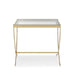 Park Hill Saber Leg End Table Mirrored Brass End Table detail view