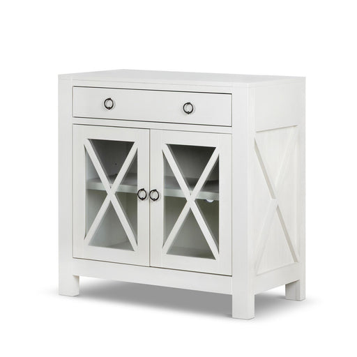 Park Hill Newport Cabinet Whitewash Cabinet front view