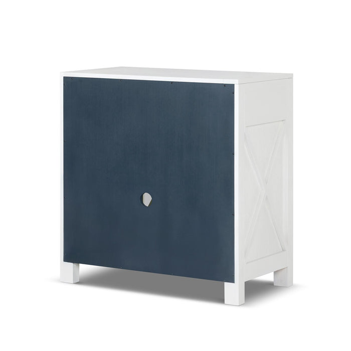 Park Hill Newport Cabinet Whitewash Cabinet lifestyle view