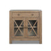 Park Hill Newport Cabinet Driftwood Cabinet angle view
