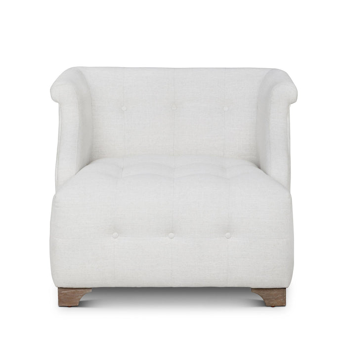 Park Hill Collection Scroll Arm Occasional Chair, Ivory (view 2)