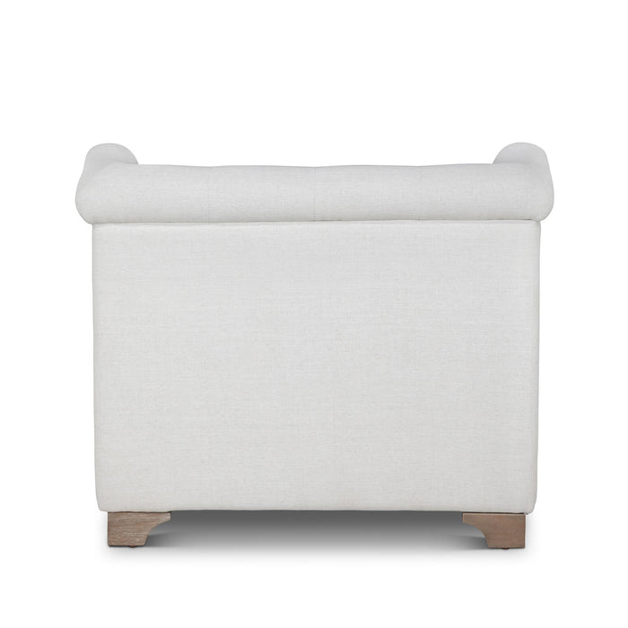 Park Hill Collection Scroll Arm Occasional Chair, Ivory (view 3)