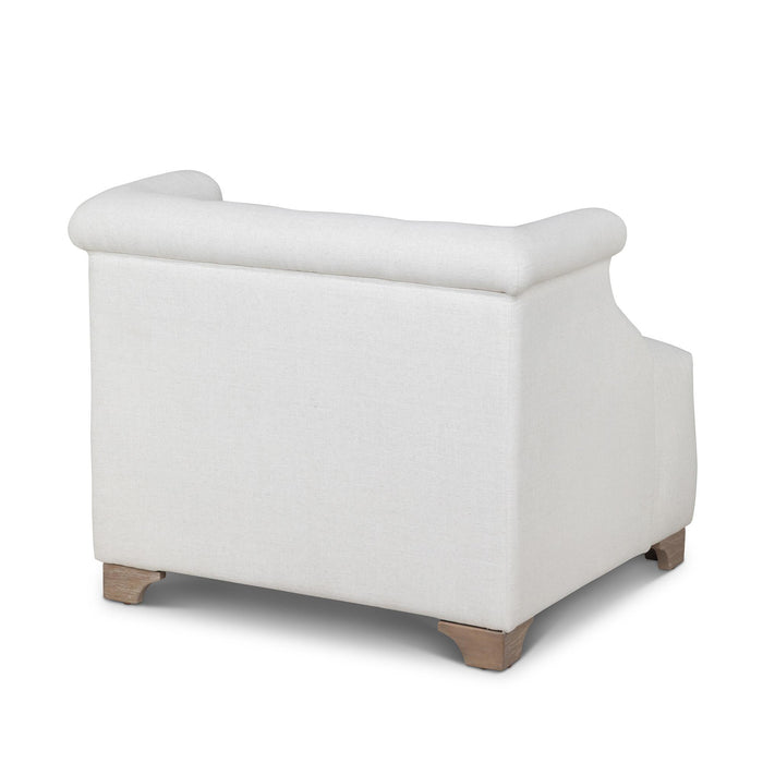 Park Hill Collection Scroll Arm Occasional Chair, Ivory (view 4)