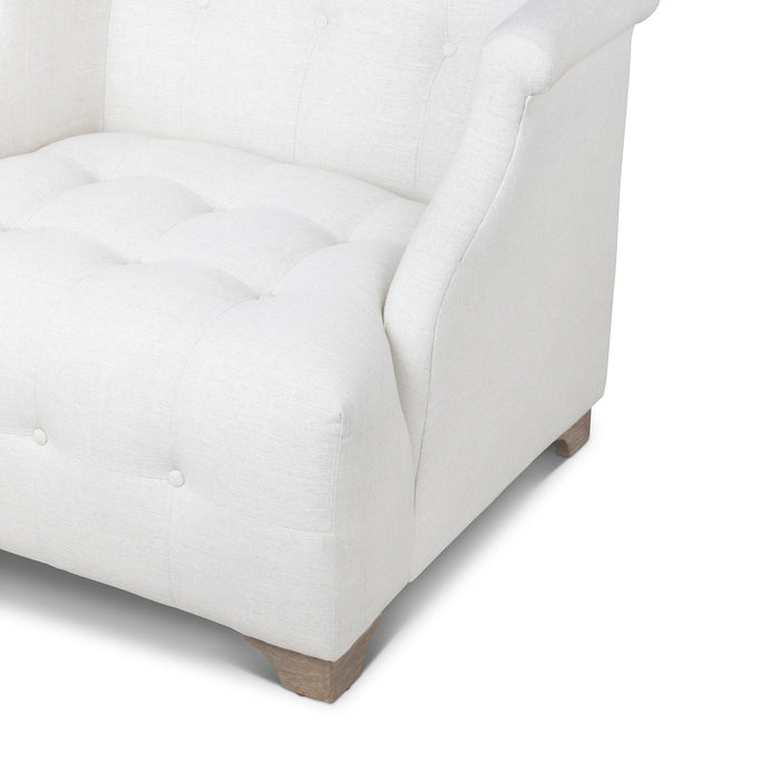 Park Hill Collection Scroll Arm Occasional Chair, Ivory (view 6)