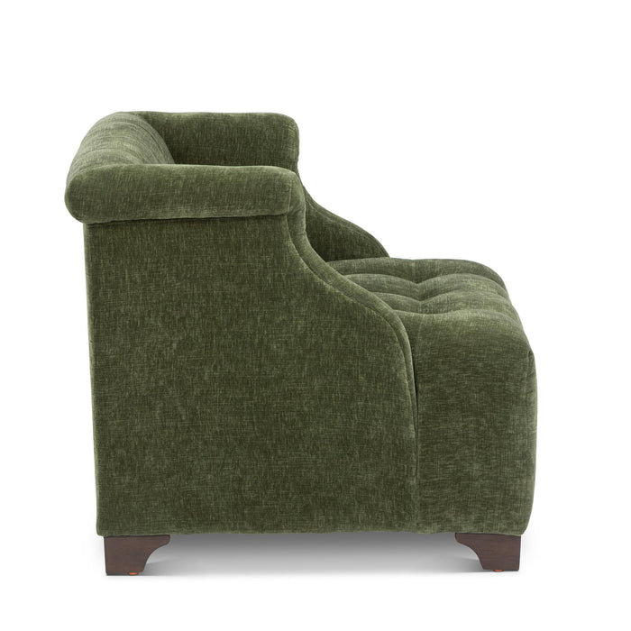 Park Hill Collection Scroll Arm Occasional Chair, Moss (view 5)