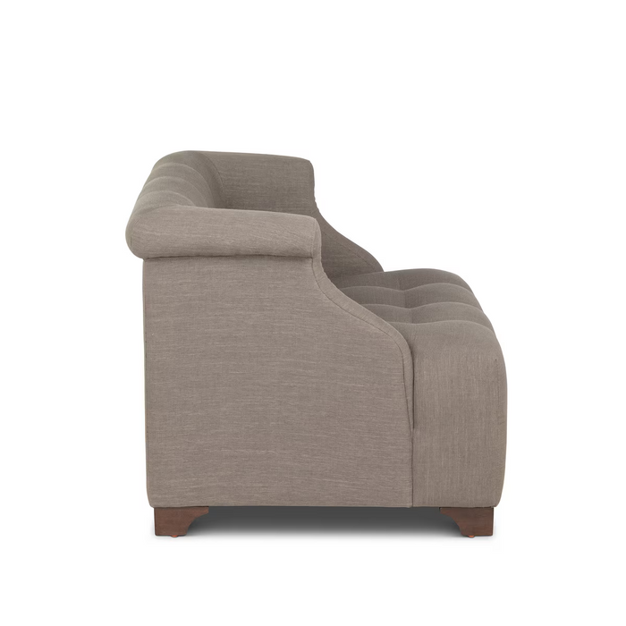 Park Hill Collection Scroll Arm Occasional Chair, Mocha