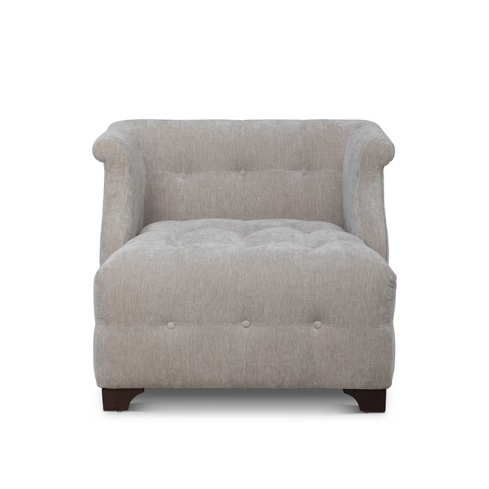 Park Hill Collection Scroll Arm Occcasional Chair, Putty