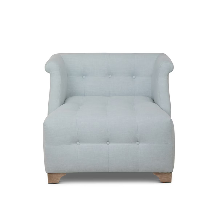 Park Hill Collection Scroll Arm Occasional Chair Serene, Sky