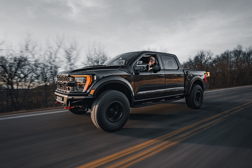 Addictive Desert Designs 2021-2026 Ford F-150 Raptor/Raptor R Phantom Front Bumper – on the trail, image 11 of 20