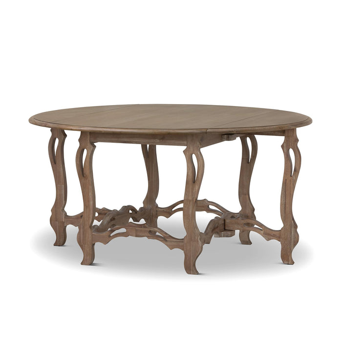 Park Hill Westminster Gate Leg Table Driftwood Dining Table front view