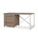 Park Hill Studio Partners Desk Driftwood Desk detail view