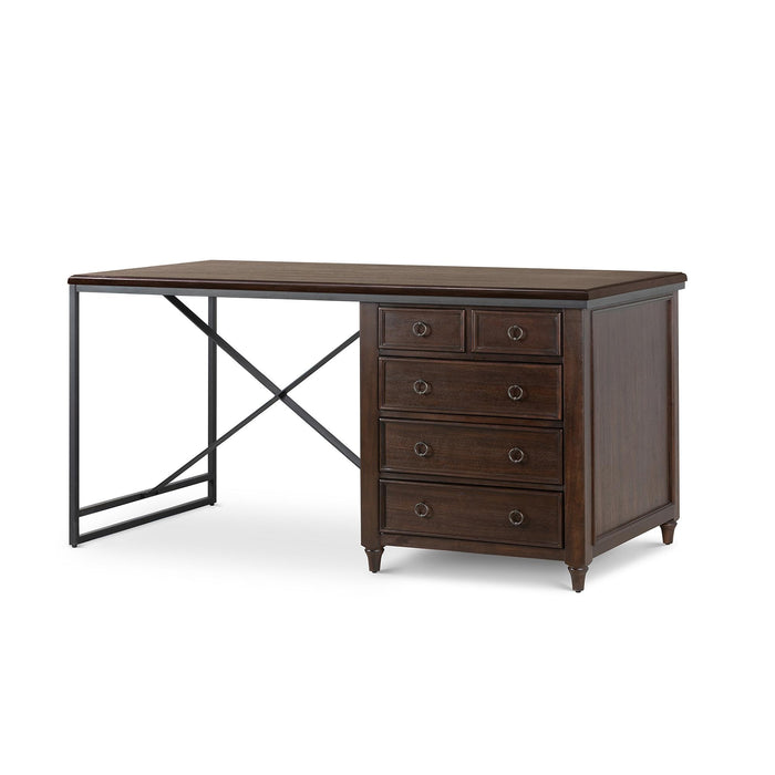 Park Hill Studio Partners Desk Truffle Desk front view