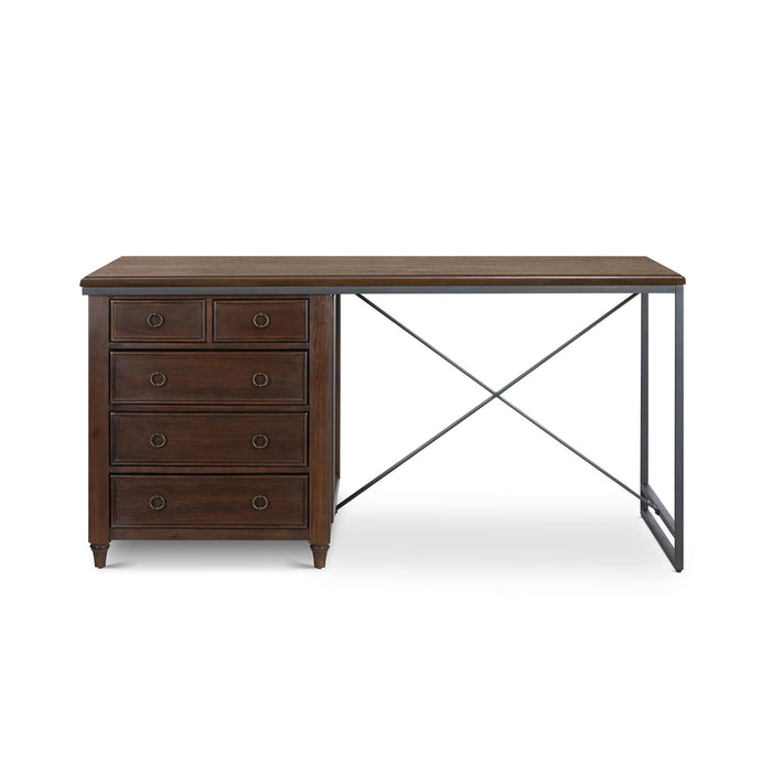 Park Hill Studio Partners Desk Truffle Desk angle view