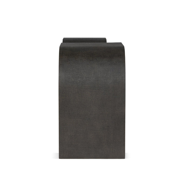 Park Hill Rio Hall Console Seal Brown Console Table detail view