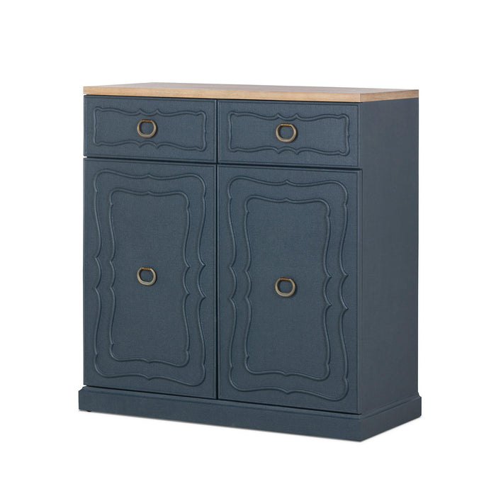Park Hill Hibiscus Hall Chest Indigo Hall Chest front view