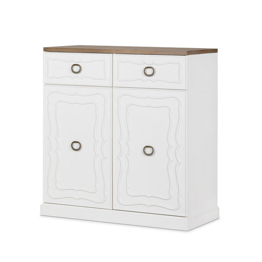 Park Hill Hibiscus Hall Chest Silk Linen Hall Chest front view