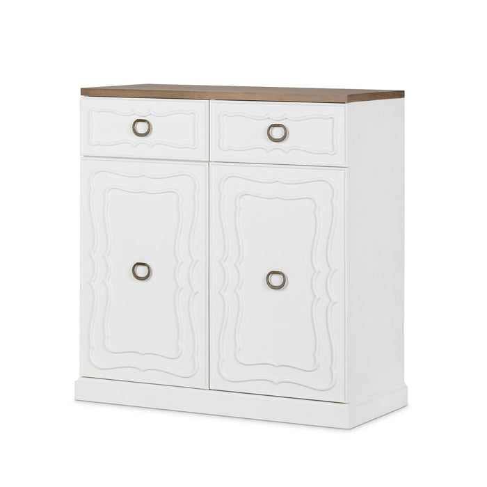 Park Hill Hibiscus Hall Chest Silk Linen Hall Chest front view