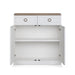 Park Hill Hibiscus Hall Chest Silk Linen Hall Chest detail view