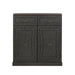 Park Hill Hibiscus Hall Chest Seal Brown Hall Chest angle view