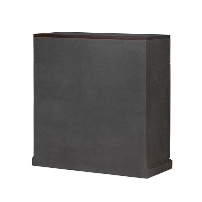 Park Hill Hibiscus Hall Chest Seal Brown Hall Chest lifestyle view