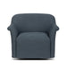 Park Hill Bella Swivel Chair Heathered Navy Swivel Chair angle view