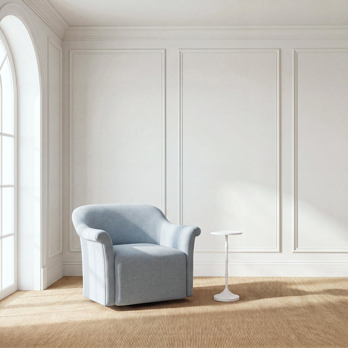 Park Hill Collection Bella Swivel Chair – Serene Sky (view 23)
