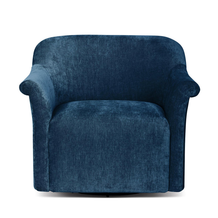 Park Hill Collection Bella Swivel Chair – Imperial Indigo (view 25)