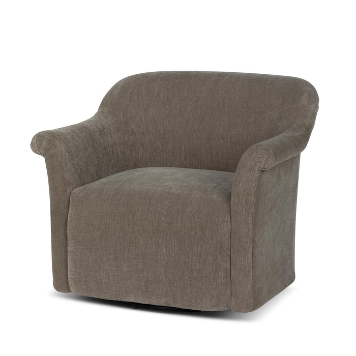 Park Hill Bella Swivel Chair Taupe Swivel Chair front view