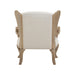 Park Hill Ribbon Wing Chair Driftwood and Ivory Wing Chair angle view