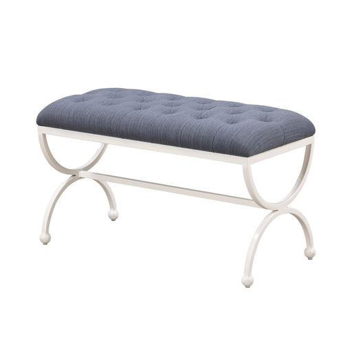 Park Hill Collection Gallery Bench – Hydrangea White