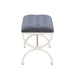 Park Hill Collection Gallery Bench – Hydrangea White (view 3)