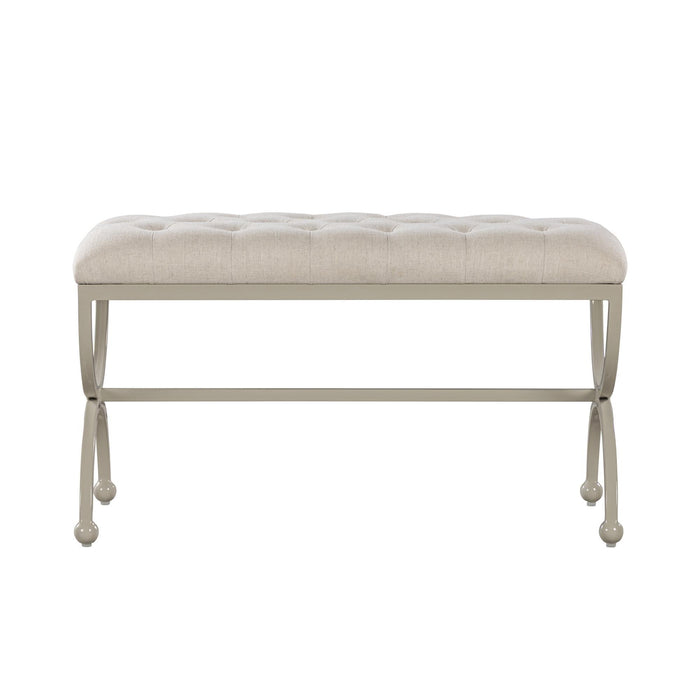 Park Hill Collection Gallery Bench – Khaki (view 9)