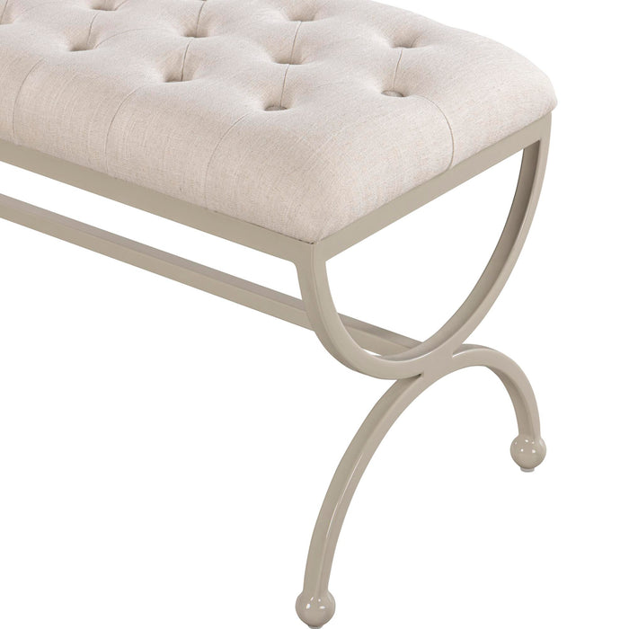 Park Hill Collection Gallery Bench – Khaki (view 11)