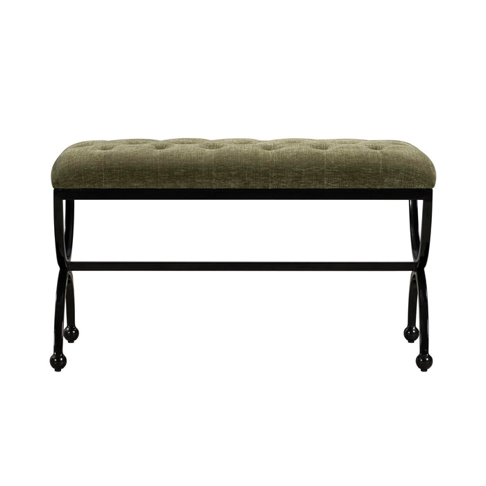 Park Hill Collection Gallery Bench – Jet Black (view 15)