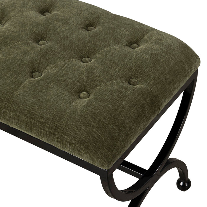 Park Hill Collection Gallery Bench – Jet Black (view 18)