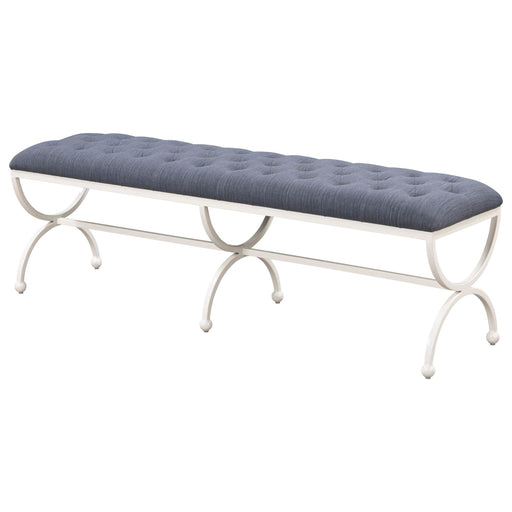 Park Hill Collection Gallery Long Bench – Hydrangea White