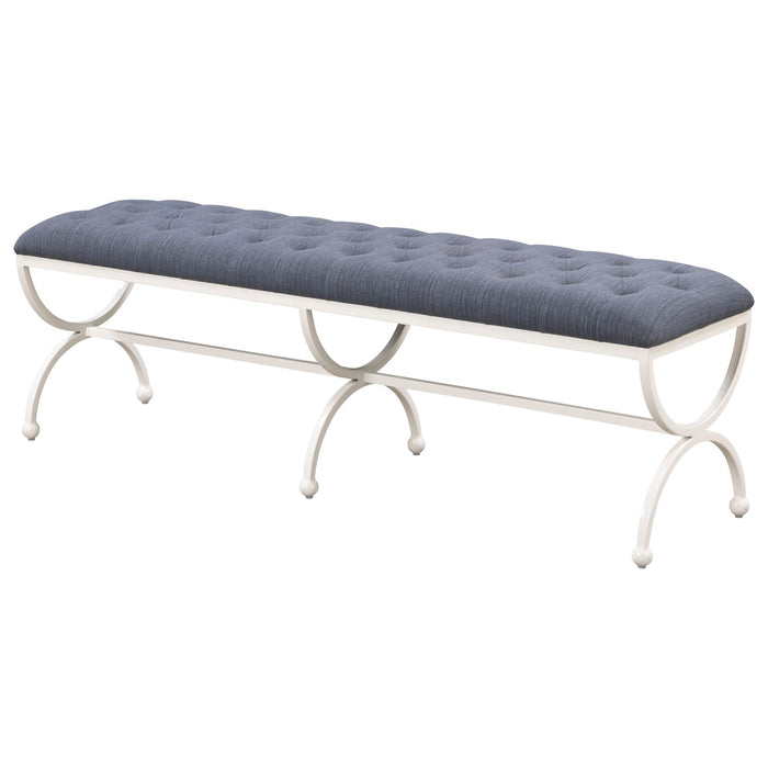 Park Hill Collection Gallery Long Bench – Hydrangea White