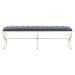 Park Hill Collection Gallery Long Bench – Hydrangea White (view 2)