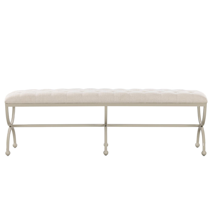 Park Hill Collection Gallery Long Bench – Khaki (view 9)