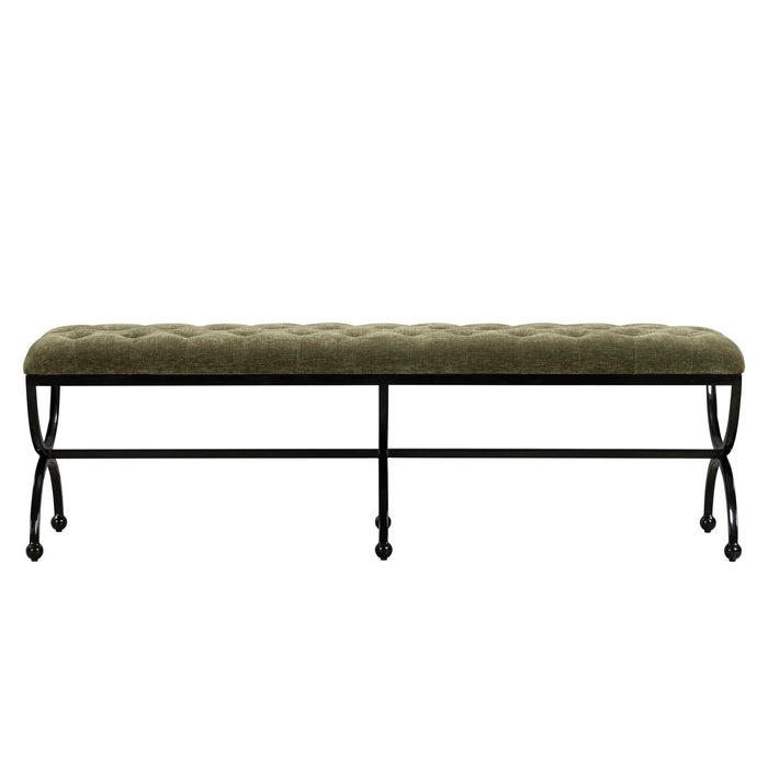 Park Hill Collection Gallery Long Bench – Jet Black (view 16)