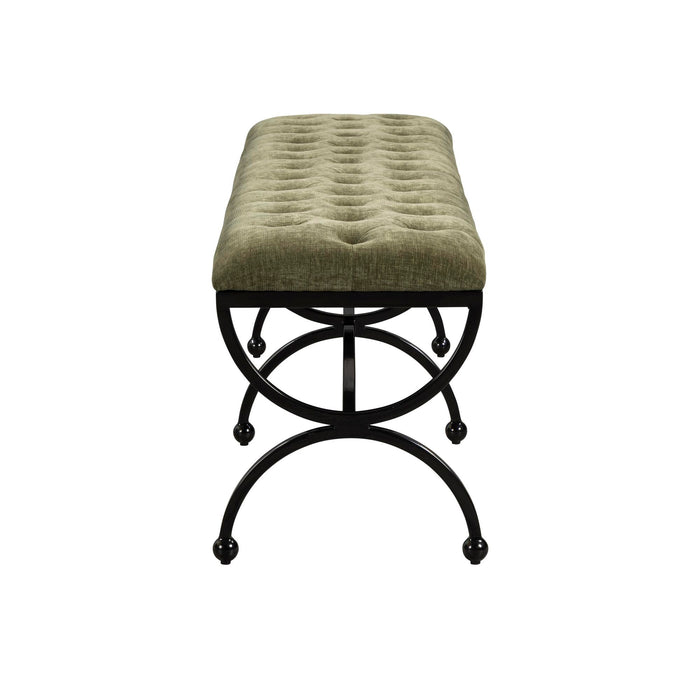 Park Hill Collection Gallery Long Bench – Jet Black (view 17)