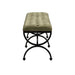 Park Hill Collection Gallery Long Bench – Jet Black (view 17)
