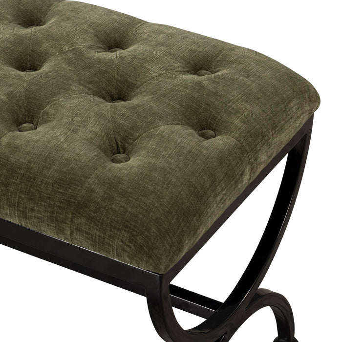 Park Hill Collection Gallery Long Bench – Jet Black (view 19)