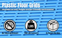 Vestil F-GRID polyethylene floor grid feature overview 1