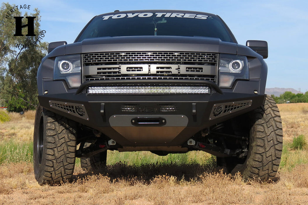 Addictive Desert Designs 2010-2014 Ford Raptor HoneyBadger Winch Front Bumper Heritage – product view, image 1 of 3