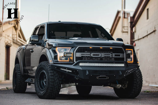 ADD 2017-2020 Ford F-150 Raptor HoneyBadger Front Bumper with Winch Mount Heritage – product view, image 1 of 10
