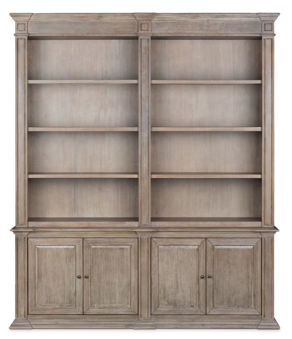Park Hill Collection Fox Hollow Bookcase Storage Shelf - Features