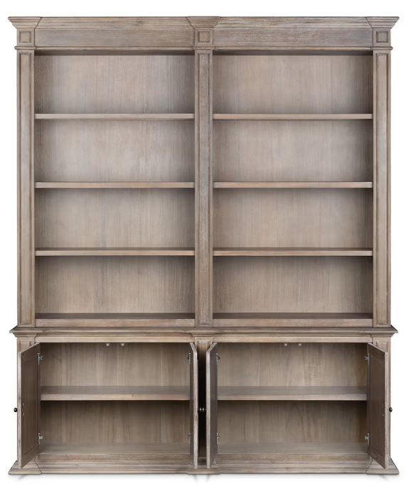 Park Hill Collection Fox Hollow Bookcase Storage Shelf - Dimensions