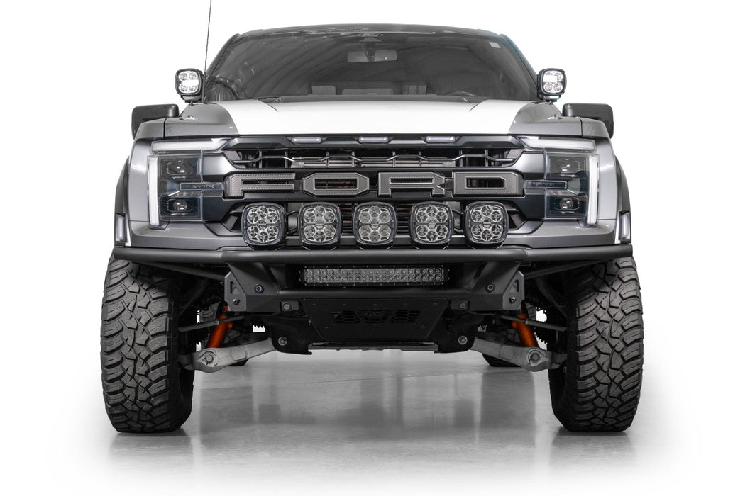 Addictive Desert Designs 2021-2026 Ford F-150 Raptor Pro Plus Bolt-On Front Bumper – installed on vehicle, image 2 of 16