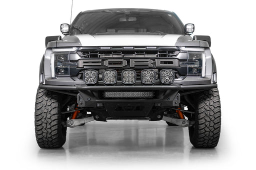 Addictive Desert Designs 2021-2026 Ford F-150 Raptor Pro Plus Bolt-On Front Bumper – installed on vehicle, image 2 of 16
